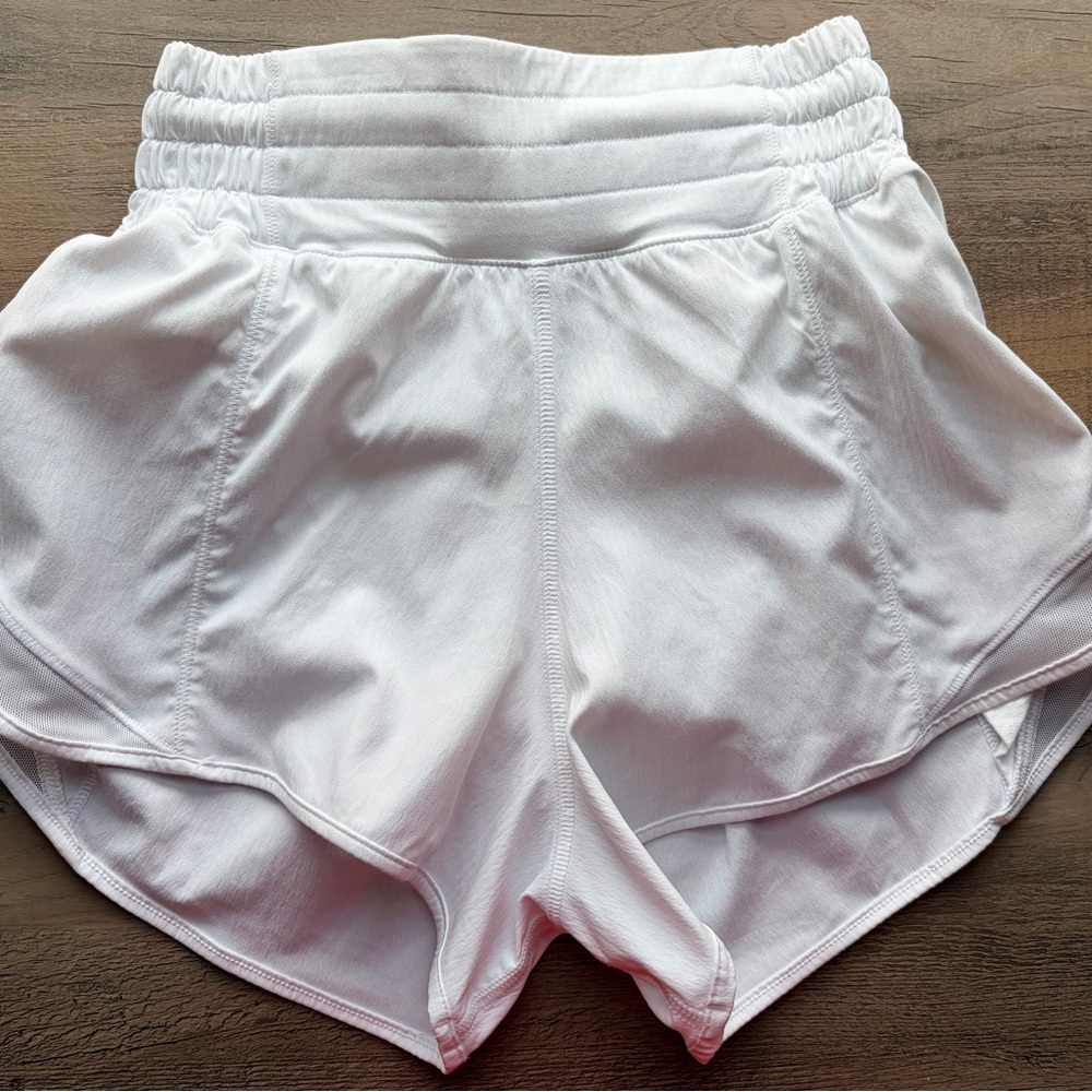 lululemon athletica White Double-Layer Athletic Shorts